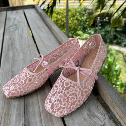 Baleta Zohe Encaje Rosa