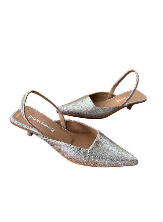 Stiletto Plateado